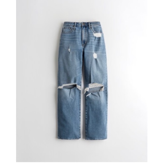 Hollister Ultra High Rise Dad Jean 3S - Picture 1 of 2